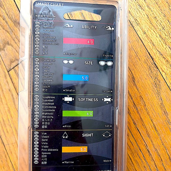 TYR swim googles Velocity Metallized racing navy blue adult and anti fog spray - Picture 3 of 5